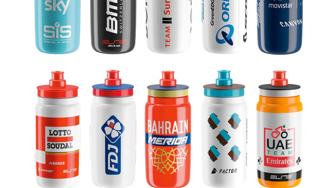 Test 2017: Elite Trinkflaschen "Tour de France Edition" - Elite Team Bottles - Trinkflaschen für die Radtour
