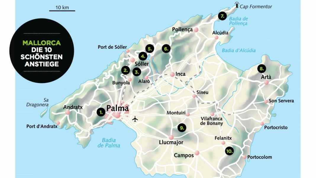 Rennrad-Berge auf Mallorca: Die zehn schönsten Anstiege auf Mallorca