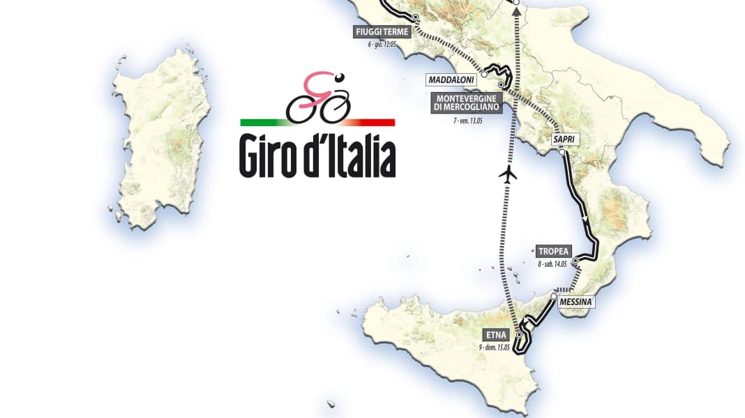 Les étapes du Giro d'Italia 2011
