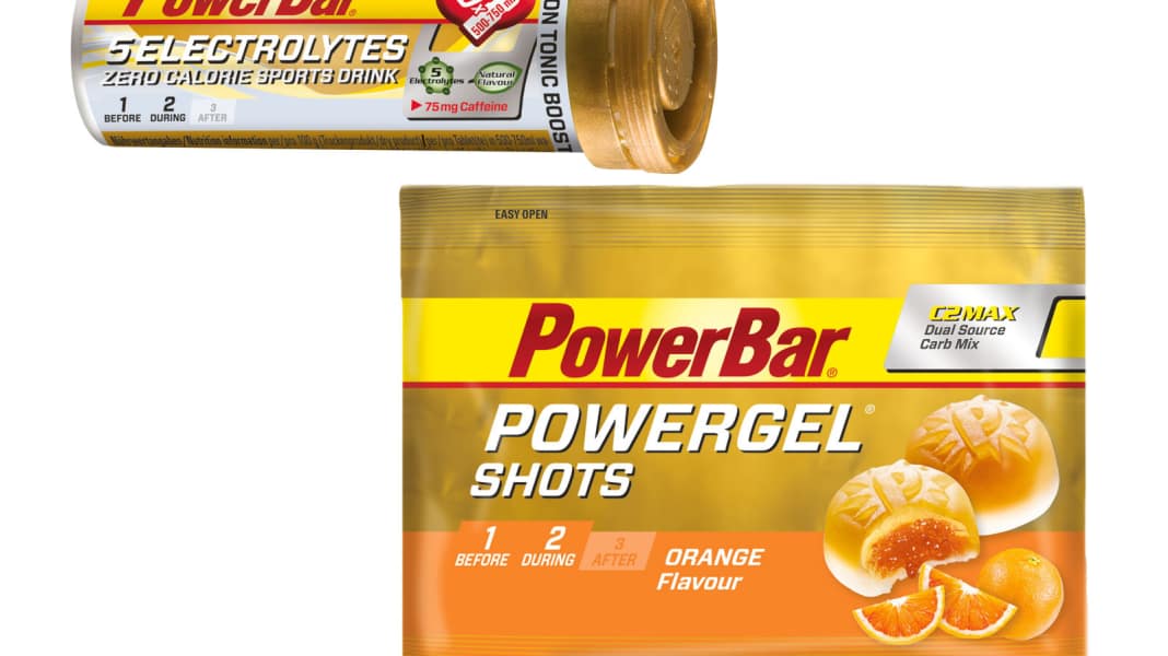 Tried and tested: Powerbar shots and sports drink in a short test - Powerbar power gummies and sports cocktail in a practical test