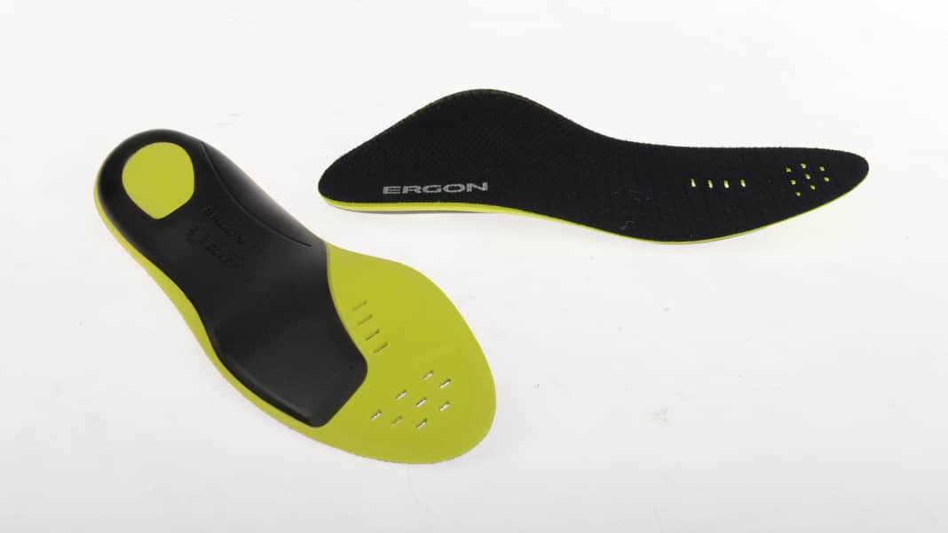 Einzeltest 2017: Einlegesohle für Rennradschuhe von Ergon - Stabiler Kurbeln: Ergon Einlegesohle im Test