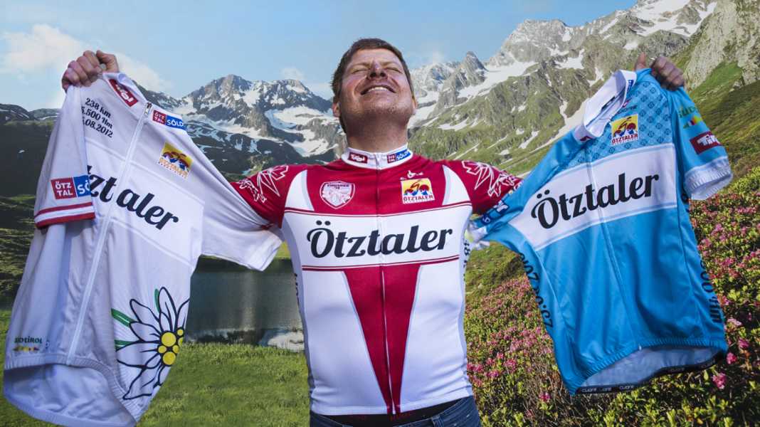 Jan Ullrich präsentiert Ötztaler-Trikot 2014