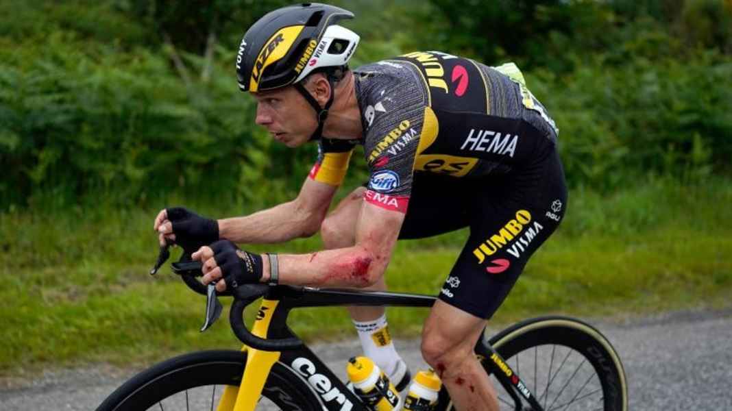Professional cyclist Tony Martin back in training