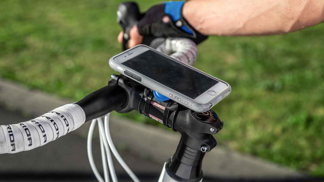 Individual test 2017: Smartphone holder Quadlock from Grofa - Smartphone holder Quadlock in the test