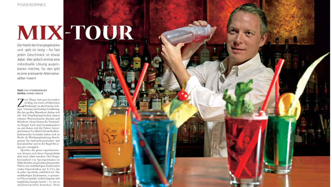 Power drinks, mixed by yourself!