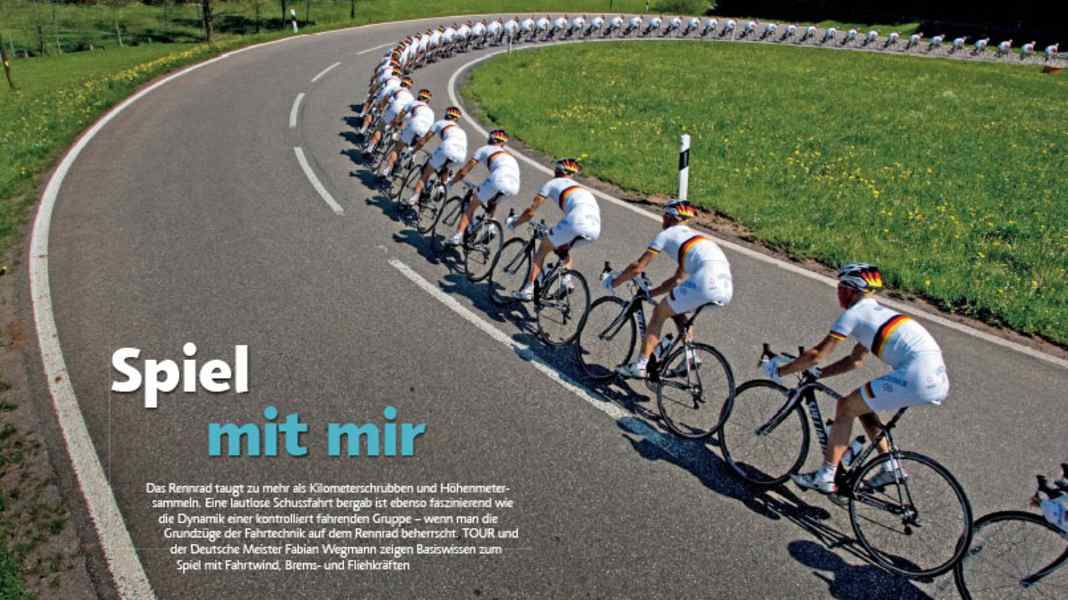 Road bike riding technique