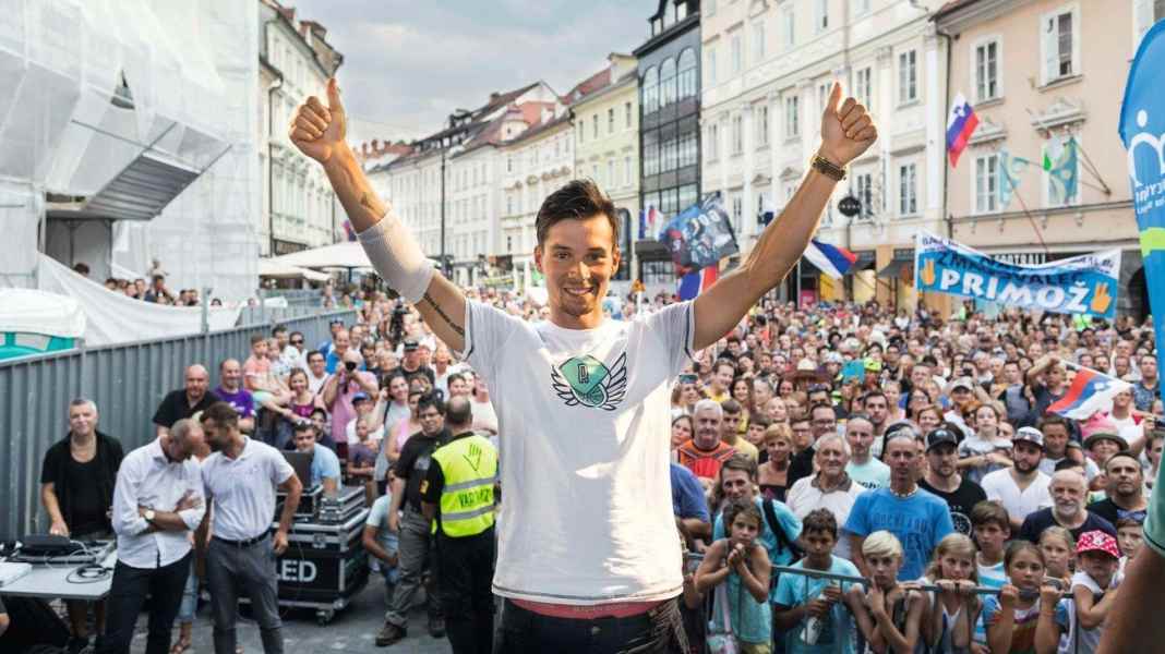 Primož Roglič Porträt des slowenischen Radsportlers - Zu Besuch bei Primož Roglič