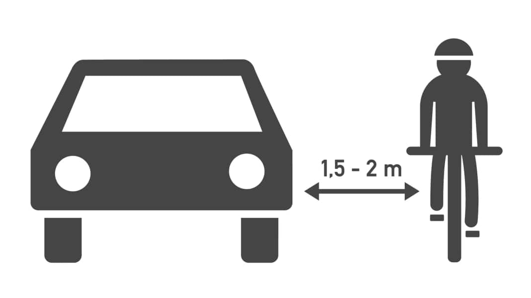 Abstand messen im Straßenverkehr: Sicher unterwegs mit dem Rennrad