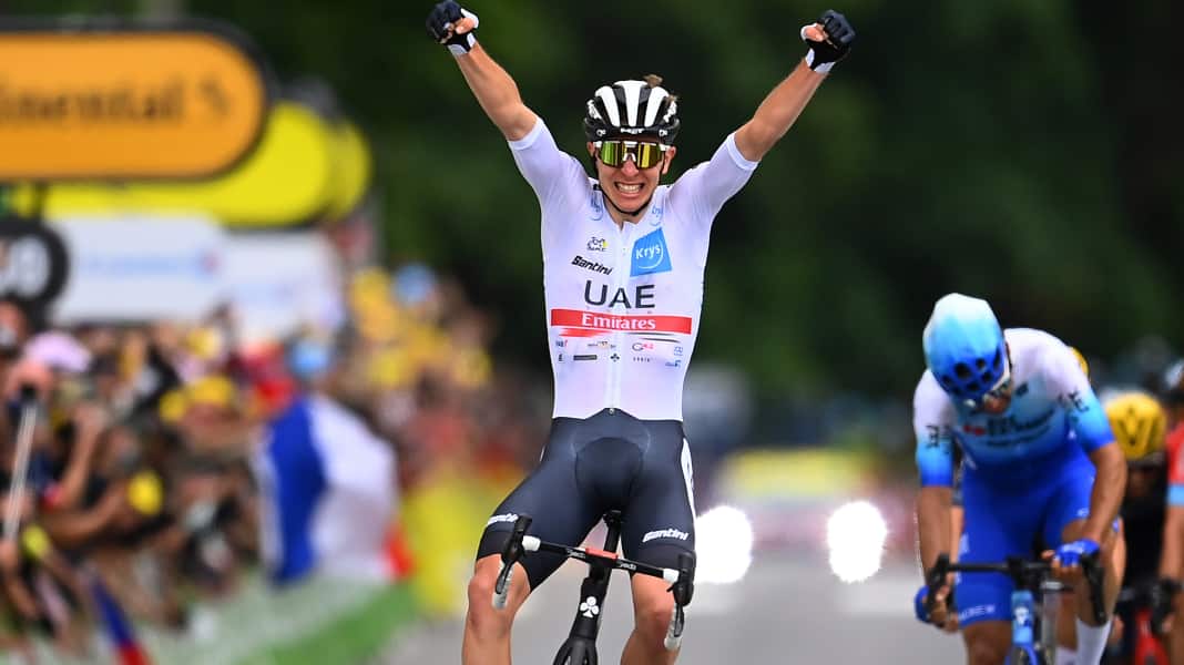 Pogacar remporte la 6ème étape du Tour de France & prend le maillot jaune 