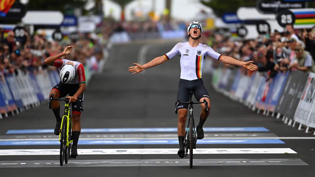 World Cycling Championships: Emil Herzog is Junior World Road Race Champion 