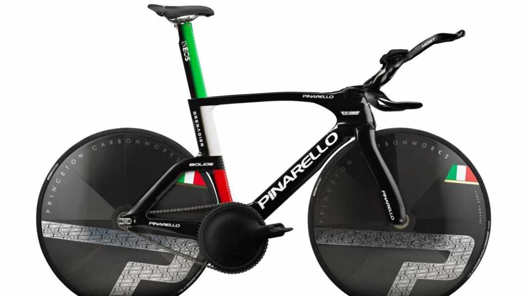 Pinarello Bolide F HR 3D : le vélo du record du monde de Ganna imprimé en 3D
