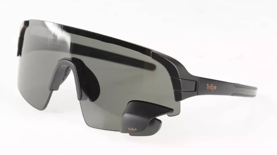 TriEye View sports glasses: everything in view thanks to the rear-view mirror?