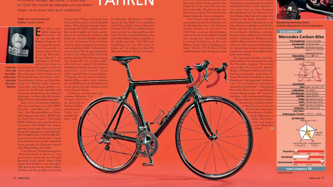Individual test: Mercedes Carbon Bike