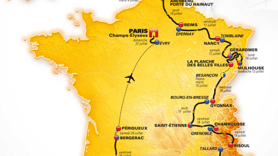 Tour de France 2014 - all stages at a glance