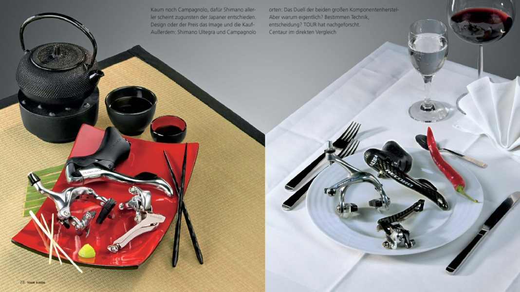 Markenvergleich Campagnolo / Shimano