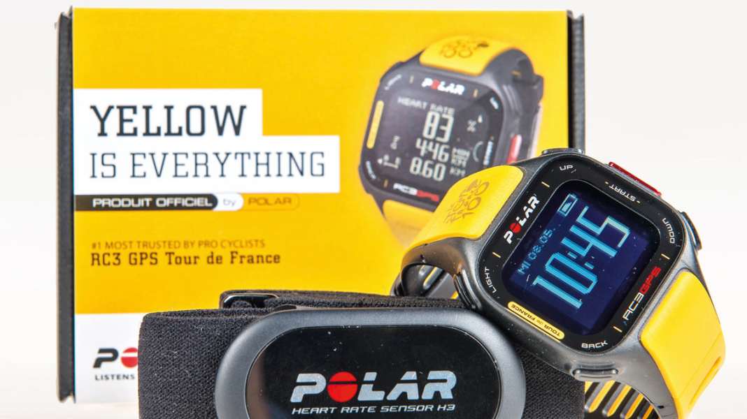 Individual test: heart rate monitor from Polar