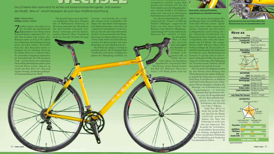 Klein Rève XX (test individuel)