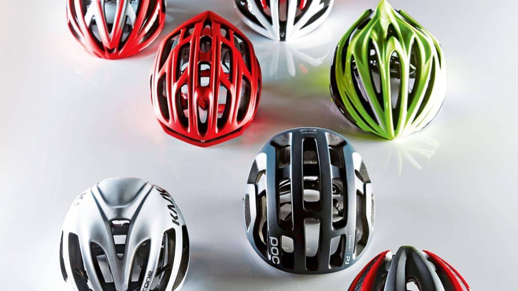 Test 2015: Professional helmets for road cyclists - 12 top helmets between 100 and 250 euros tested