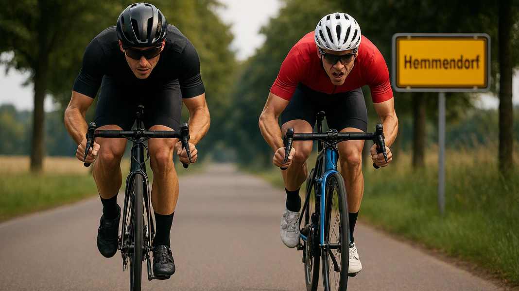 La course amateur la plus prestigieuse : voici comment remporter le sprint du panneau d'entrée de ville !