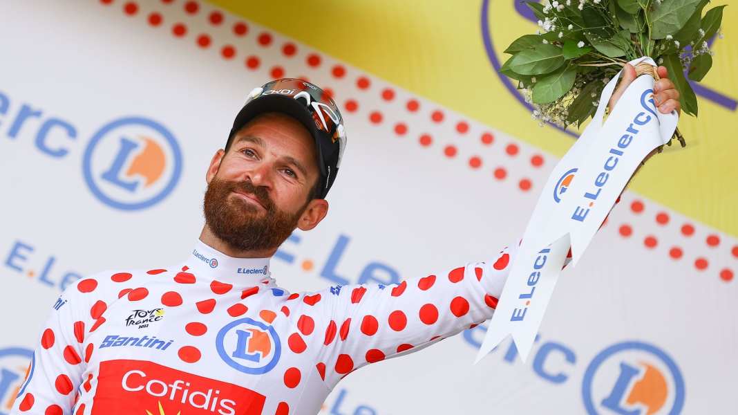 Fast-Bergkönig Geschke mit einem Lachen in Paris