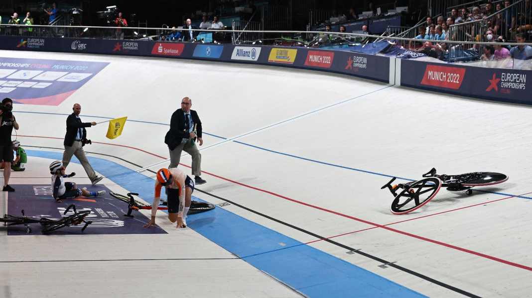 After a heavy fall: Track cycling world champion Paternoster posts on Instagram