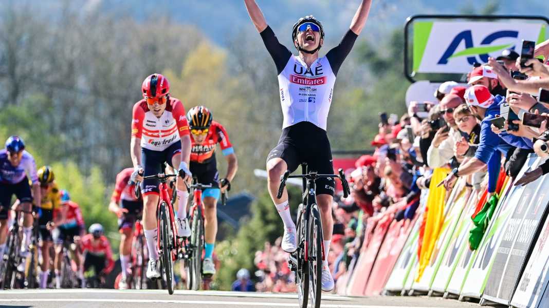 Fleche Wallonne: Pogacar also unbeatable on the Mur de Huy