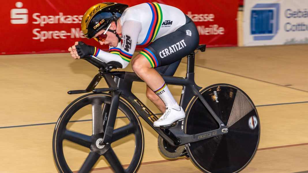 Bahnrad: Dörnbach verteidigt in Cottbus Titel über die 1000 Meter