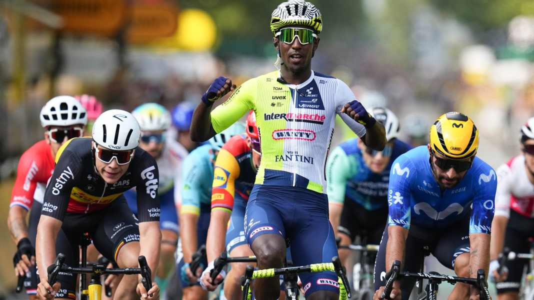 «Unglaublich»: Eritreer Girmay gewinnt dritte Tour-Etappe