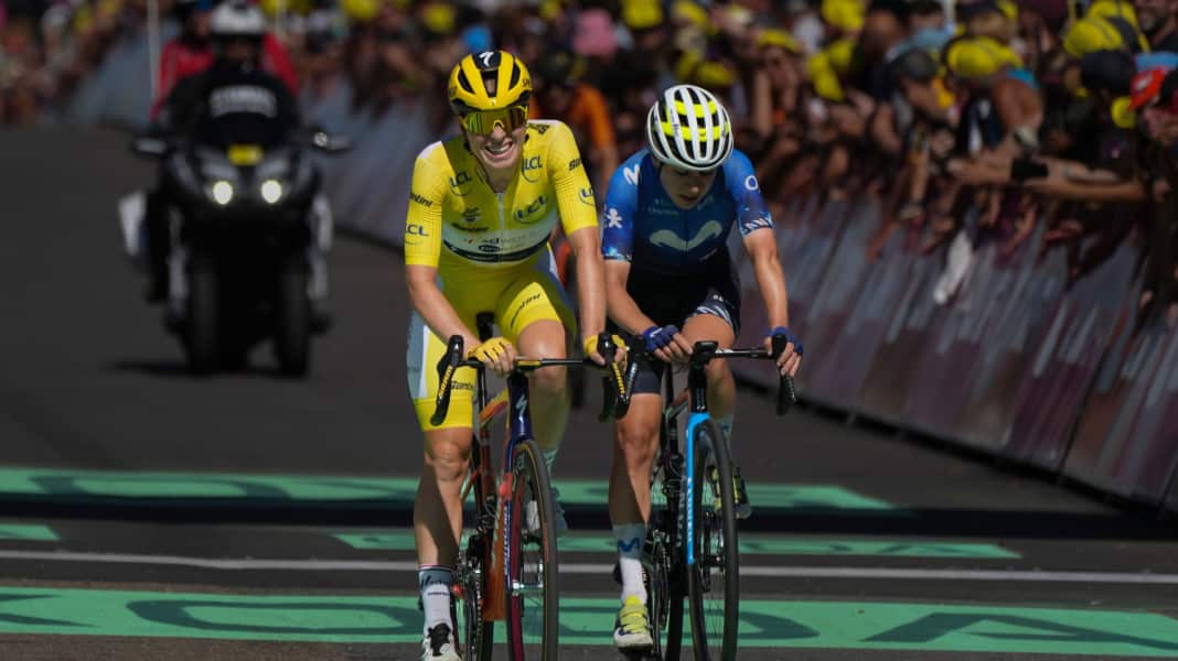 Tour de France Femmes - Vollering verliert nach Sturz Gelb - Lippert Etappendritte