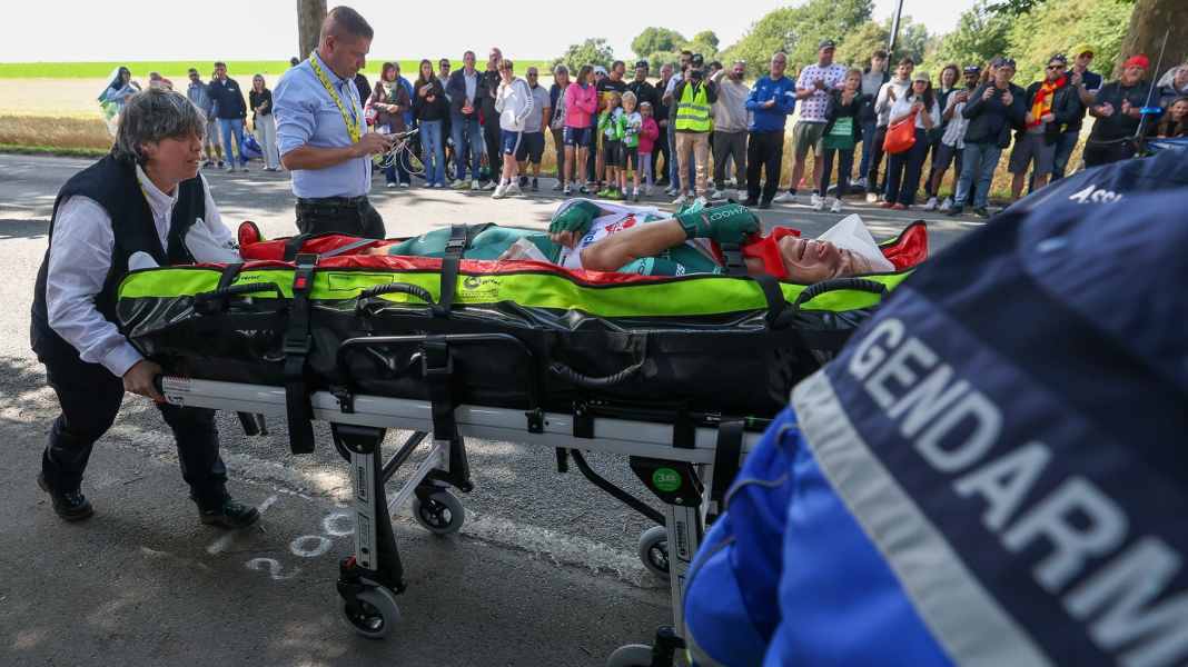 Philipsen après une chute horrible : "Je ne blâme pas Coquard".