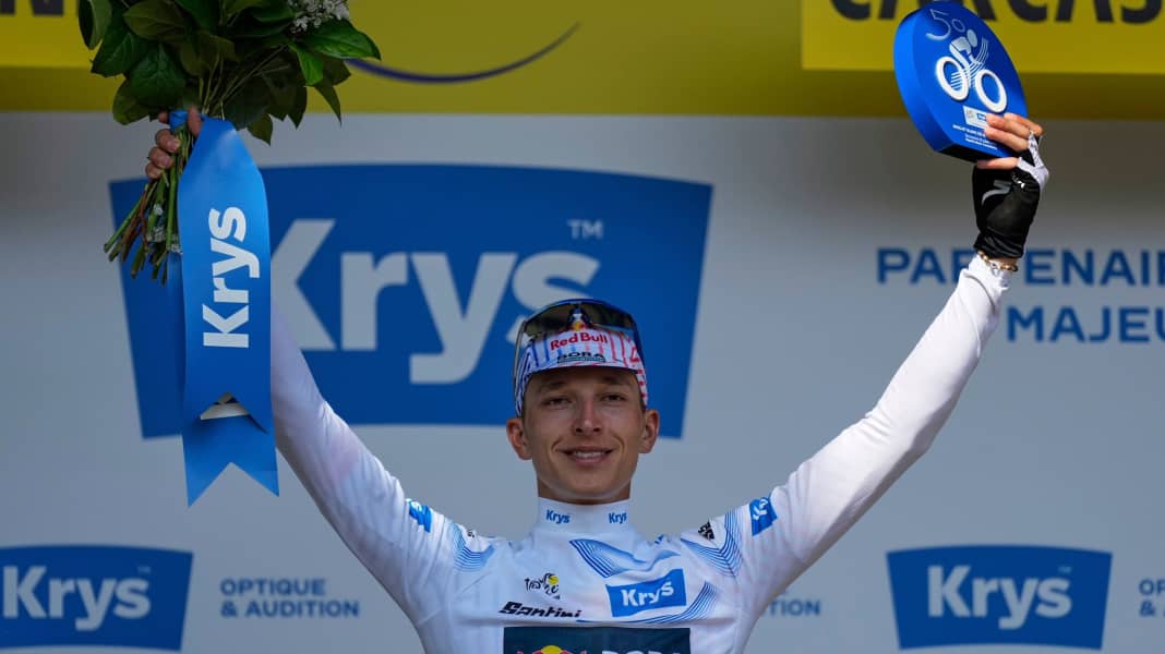 Tour de France - Lipowitz nach Schreckmoment als Dritter in Richtung Alpen