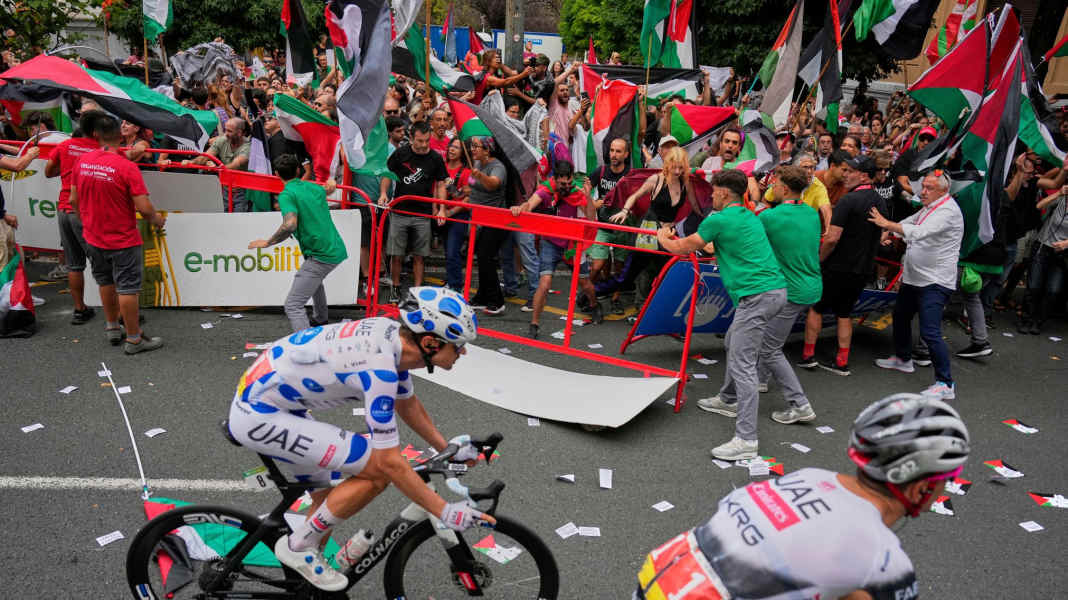 Nach Vuelta-Eklat: Kritik an propalästinensischen Protesten