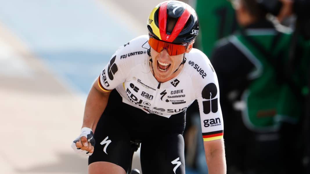 "A dream": German champion Koch wins Paris-Roubaix