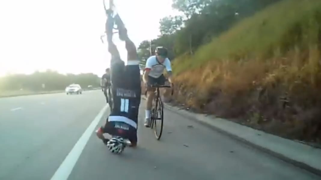 Crash cycliste spectaculaire : la vidéo