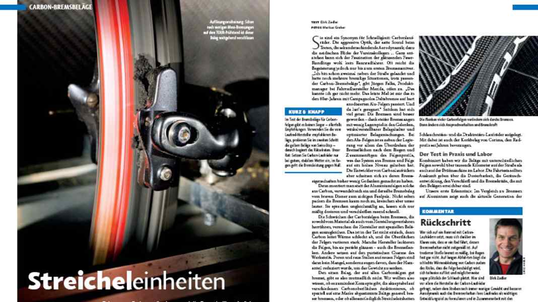 Carbon brake pads