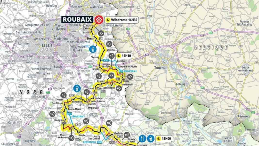 Paris-Roubaix: All the details about the route of the 2026 cobblestone classic