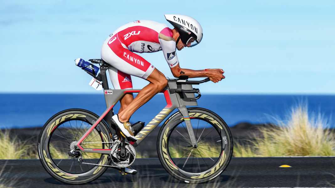 Test 2017: Serienversion Canyon Speedmax CF SLX im Windkanal - Ironman Hawaii: Jan Frodenos Siegerrad im Detail