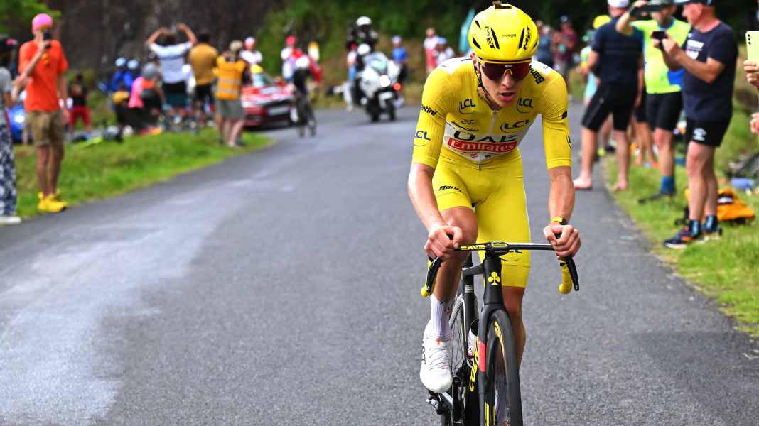 Aperçu de l'entraînement : Pogacar révèle les watts, le pouls et la VAM