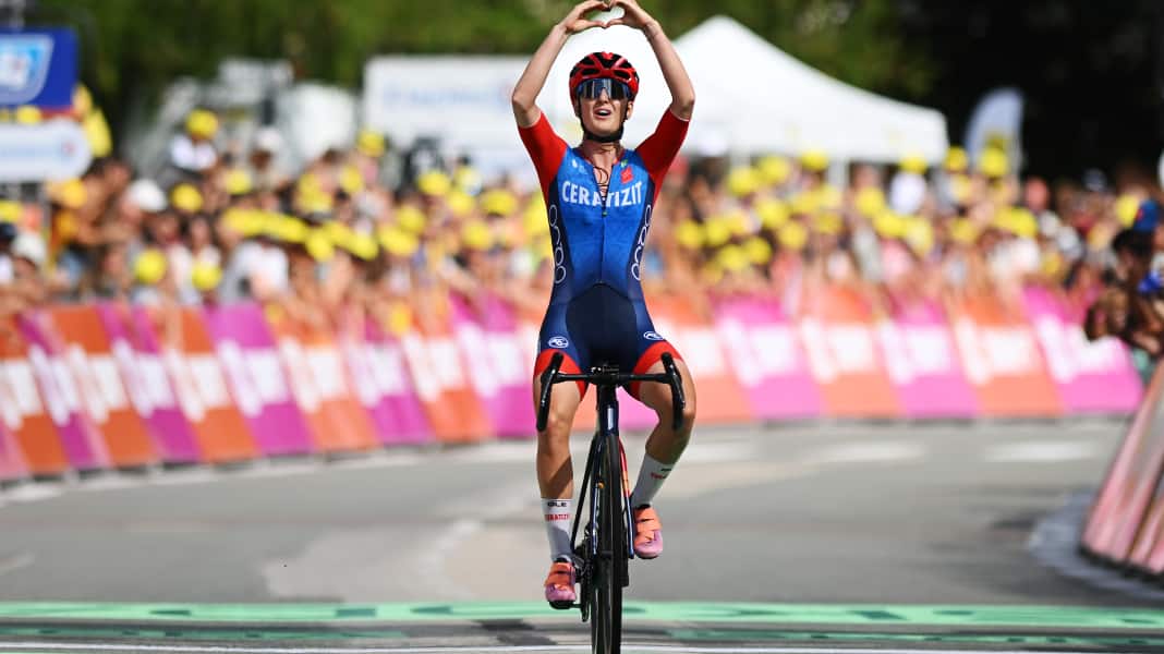 Tour de France Femmes - 6. Etappe: Kerbaol erlöst Frankreich, Lippert erneut Dritte