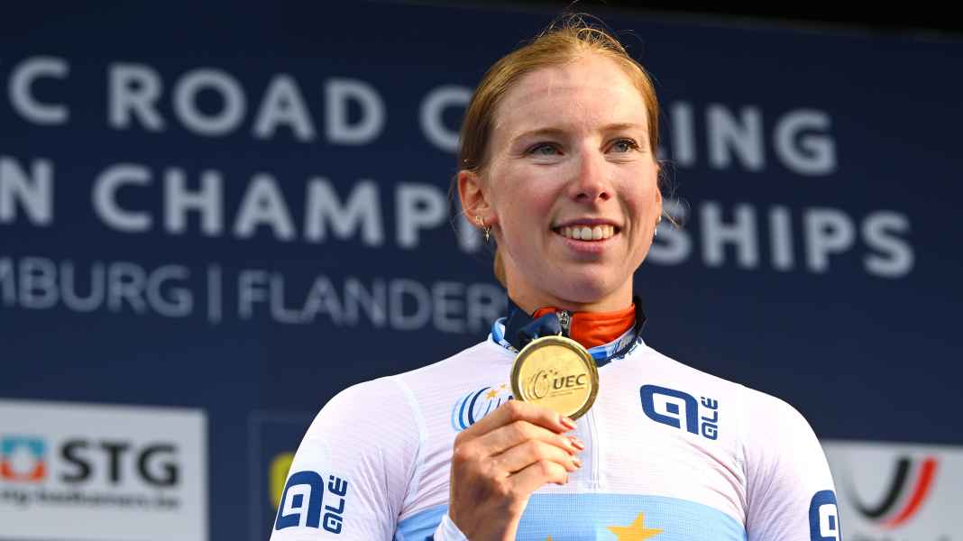 Rad-EM 2024: Im Sprint: Wiebes ist Europameisterin