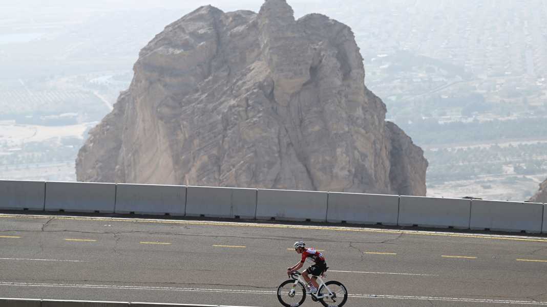 The route of the UAE Tour 2026: New tough mountain finish at Jebel Mobrah