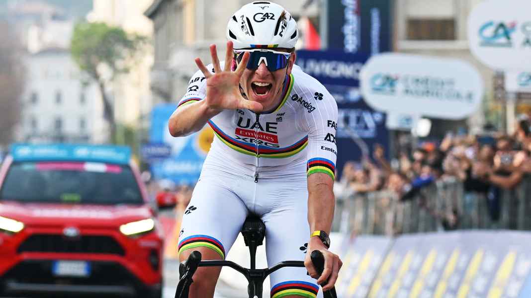 Radstar publishes training zones: Tadej Pogačar publishes data on Strava