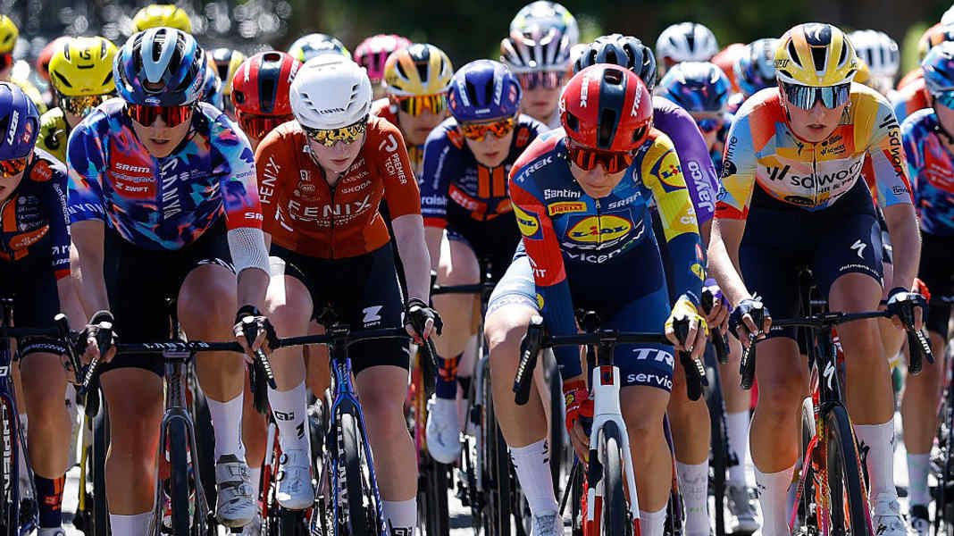 Premiere in the Women's WorldTour: Women and men on the same course in Australia