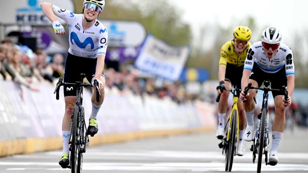 Dwars door Vlaanderen women: Reusser plays poker for a long time against Vollering - and still wins