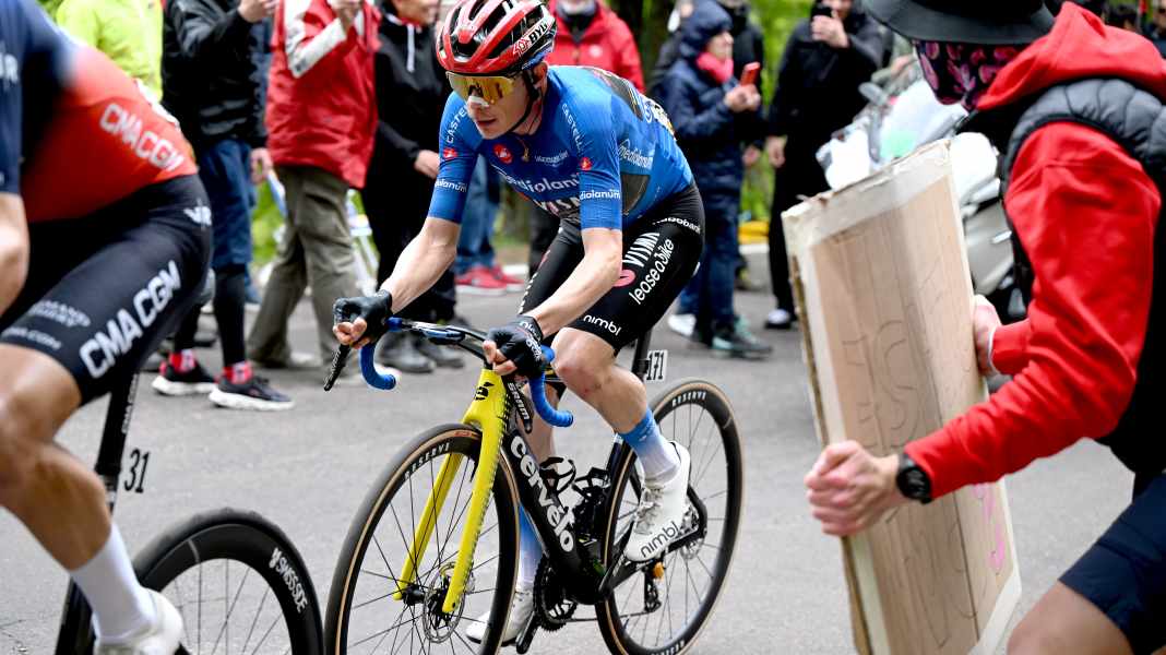 Giro d’Italia - 9. Etappe: Nur Gall hält lange mit: Vingegaard gewinnt auch am Corno alle Scale