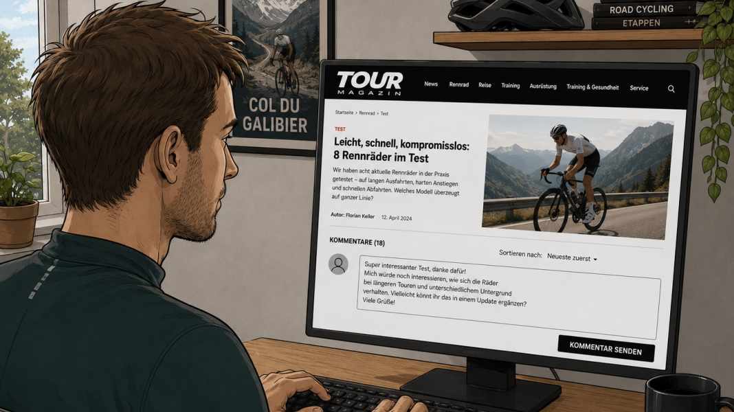 TOUR launches comment function: Now you can comment and join in the discussion