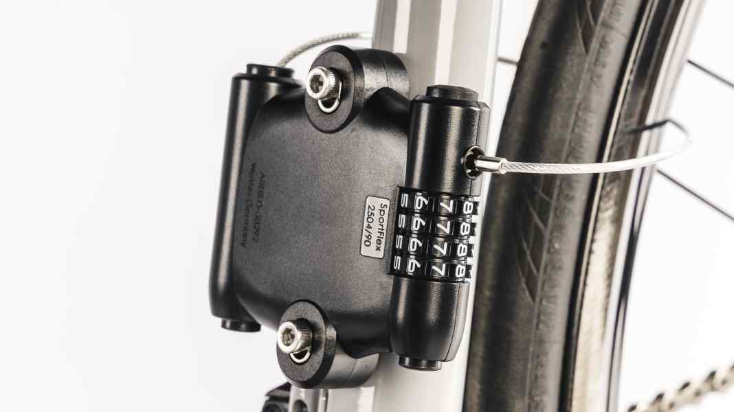 Bike lock from Abus: The Sportflex 2504 with wire cable in the TOUR test