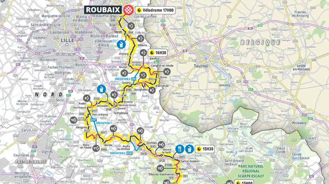 Paris-Roubaix 2024 : parcours, liste de départ & secteurs pavés