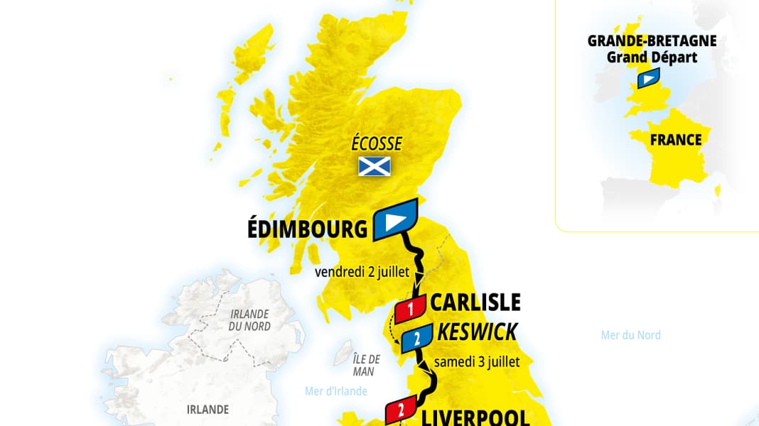 Grand Départ 2027: All route details and profiles for the Tour de France start