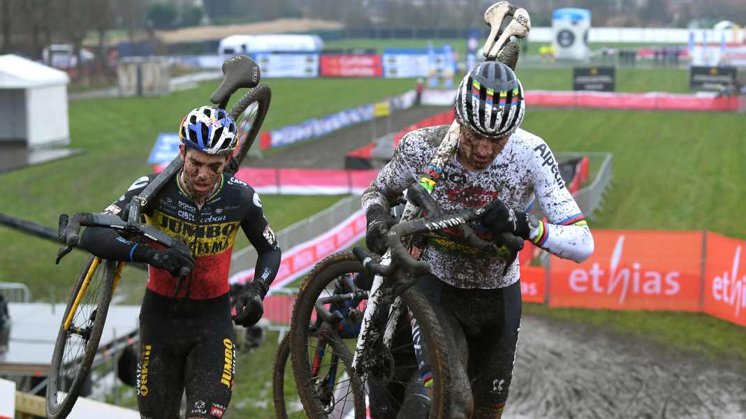 Cyclocross-WM 2023: Van Aert vs. van der Poel: Schlammschlacht der Ausnahmefahrer